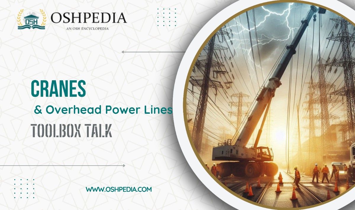 Cranes and overhead power lines toolbox talks